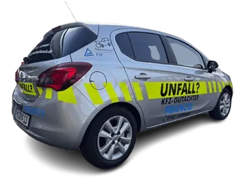 Opel Corsa Firmenwagen – Heckansicht